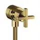AXOR-HG-AXOR-Citterio-Wandanschluss-Stop-mit-Rueckflussverhinderer-Absperrventil-und-Kreuzgriff-Polished-Gold-Optic-39883990 gallery number 1